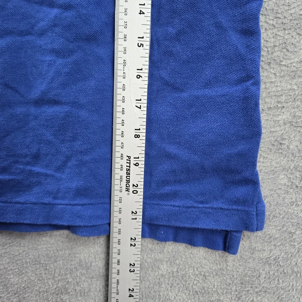 Polo Ralph Lauren Boys M Blue Big Pony Logo Embroidered Classic Fit‎ Collar